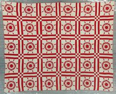 Pieced Quilt, Virginia Star Variation