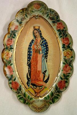 Our Lady Of Guadalupe Metal Wall Plaque