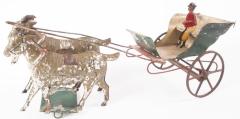 Toy, Goats And Cart