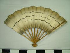 Paper Fan With Three Stripes