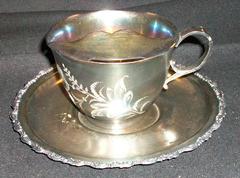 Mustache Cup & Saucer
