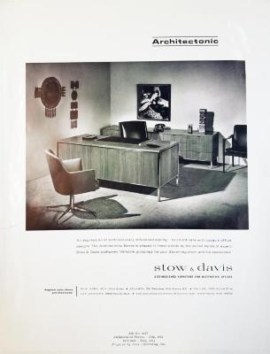 Advertising Poster, Stow &amp; Davis Furniture, Architectonic