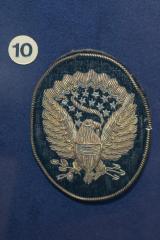 Insignia, Embroidered Hat Device, For Union Army Officer, U.S. Army, 1 Of 2