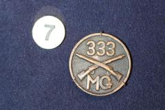 Insignia, Collar Disc, Machine Gun Company, U.S. Army
