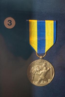 Insignia, Navy Expeditionary Medal, Roger B. Chaffee, Medal Removed From  Roger B. Chaffee Archive Collection #6